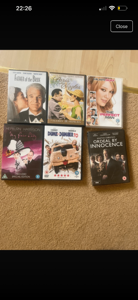 Six Comedy DVD Films – Great Condition