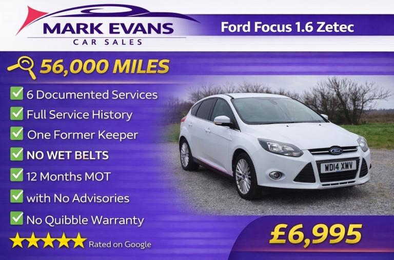2014 Ford Focus 1.6 Zetec 5dr HATCHBACK Petrol Manual
