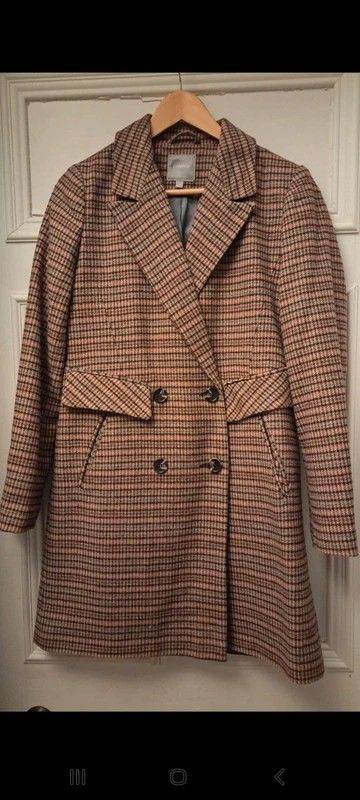 image for Next tweed winter coat.