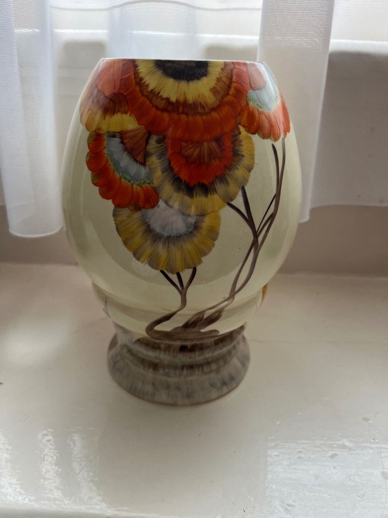 image for Clarice Cliff vase, Wilkinson, England. 