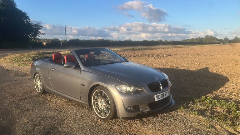 BMW E93 325d Convertible, M Sport, Red Leather