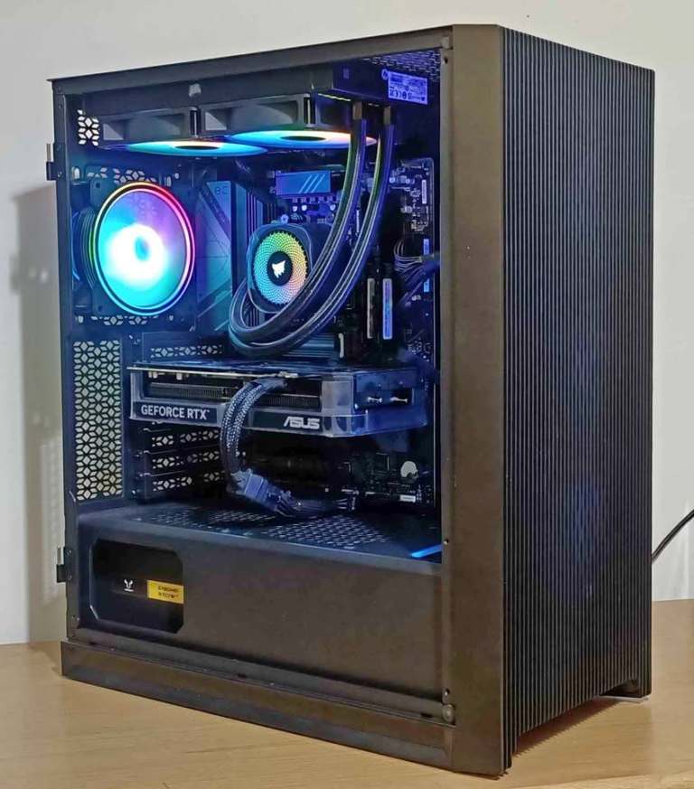 🔥 High-End Gaming PC – Ryzen 5 7600 – RTX 5070 ASUS Dual – DDR5 – 1TB NVMe Gen4 – Corsair RGB AIO