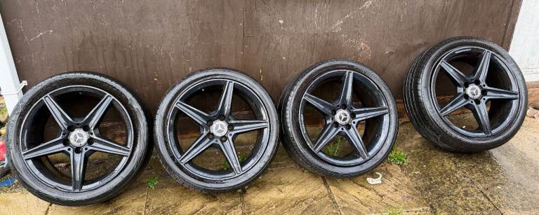 Genuine Mercedes-Benz AMG 5 Spoke 18′′ inch Alloy Wheels A2054011100 A2054011200