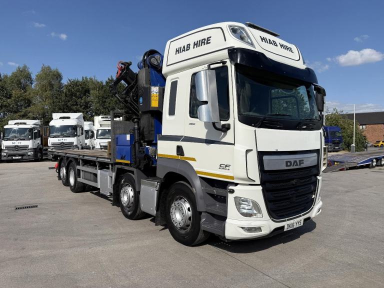 2016 DAF CF 460 8X2 WITH PM 53 CRANE 