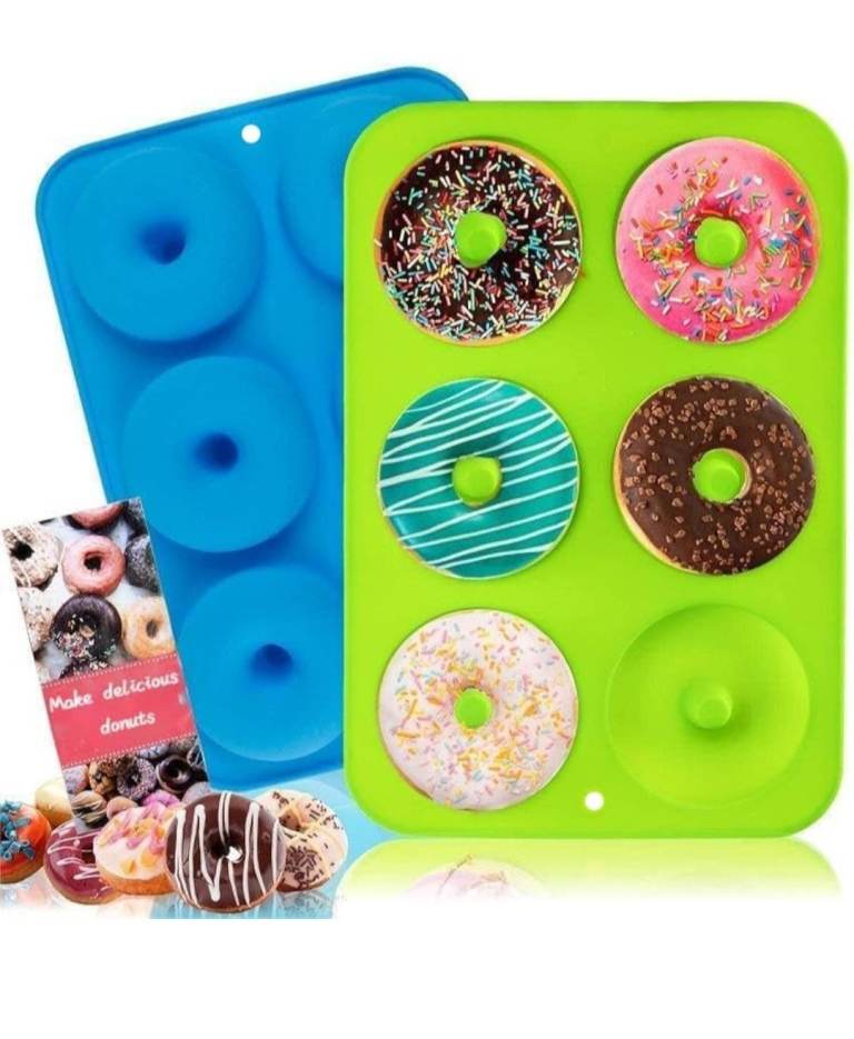 image for Bnip 2 Pack Silicone Donut Mold - Food Grade Silicone