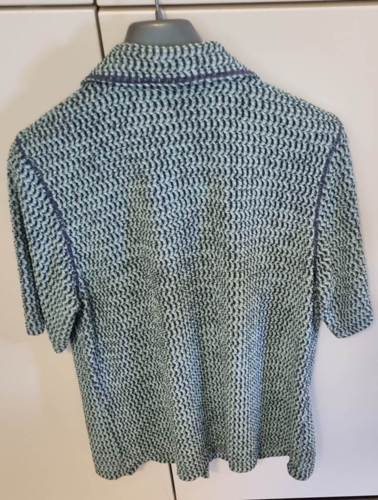 Rabe Patterned Woman's Shirt With Short Sleeves