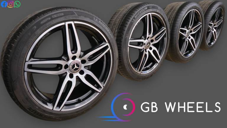 Genuine Mercedes E Class 19" AMG Diamond Turned Alloy Wheels Night Edition W213