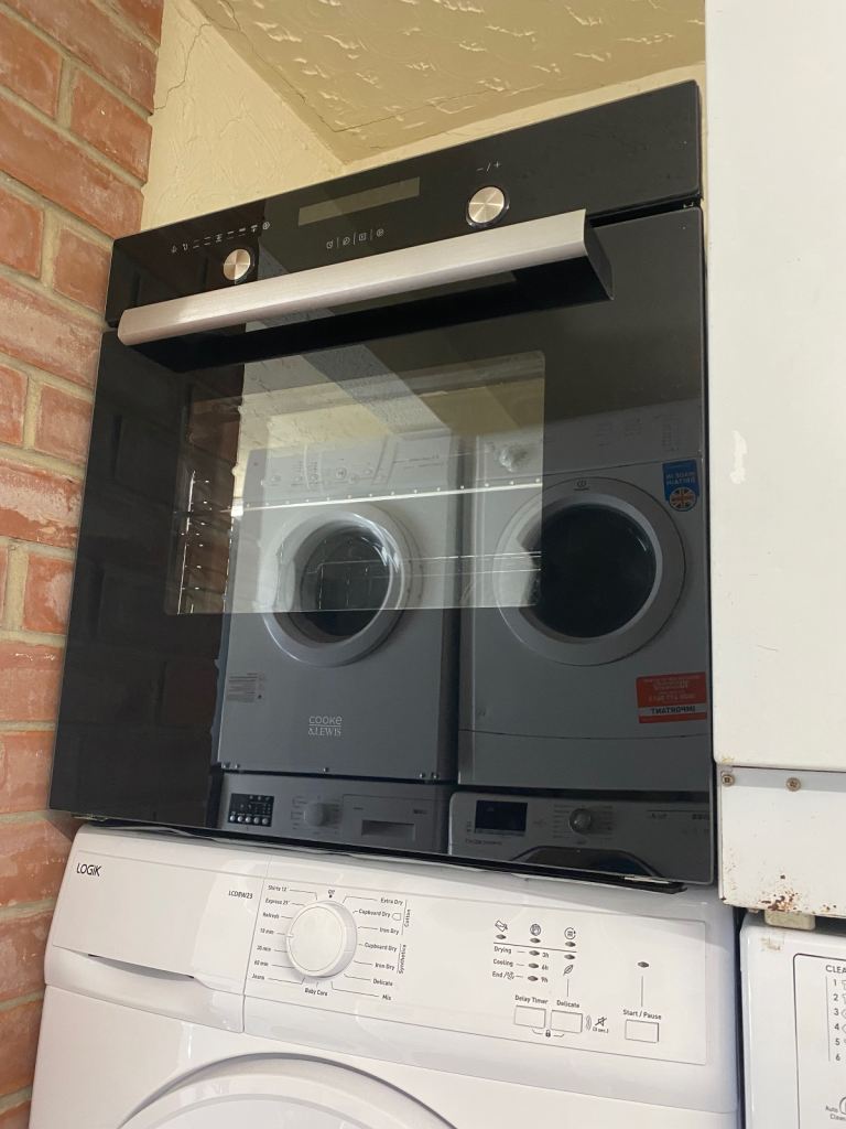 🚚✅BLACK COOKE&LEWIS 59x59CM BUILT IN ELECTRIC OVEN £125 DELIVERY AVAILABLE 