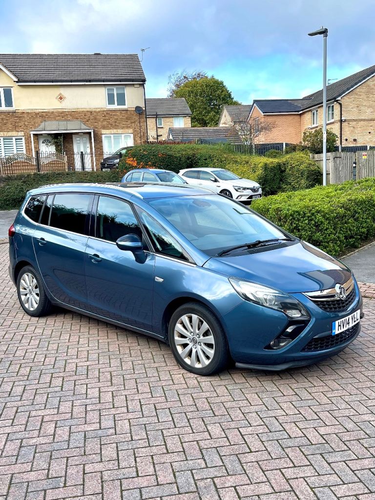 2014 VAUXHALL ZAFIRA TOURER SE CDTI 2.0 DIESEL 7 SEATER MPV BLUE