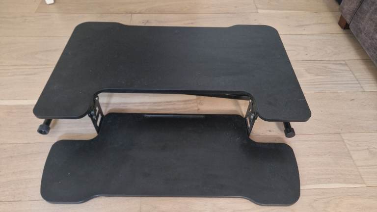 Black Adjustable Standing Desk Converter 