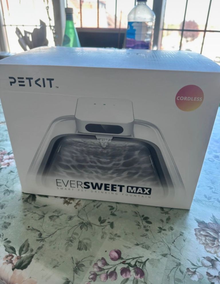 PETKIT Eversweet Max Cordless Fountain + 7 Filter Packs