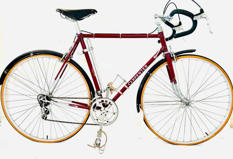 TG CARPENTER Rare Original Road Bike 58 cm Steel LW Frame Stunning Features