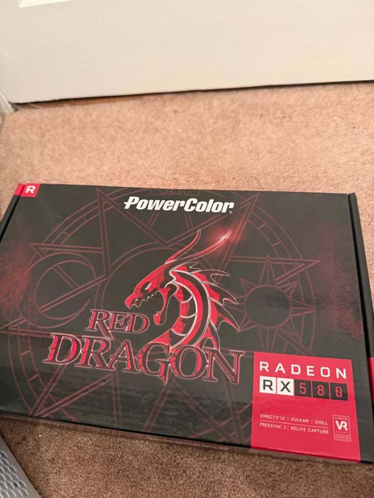 Title: PowerColor Red Dragon Radeon RX 580 – Tested – Boxed – Good Working Order