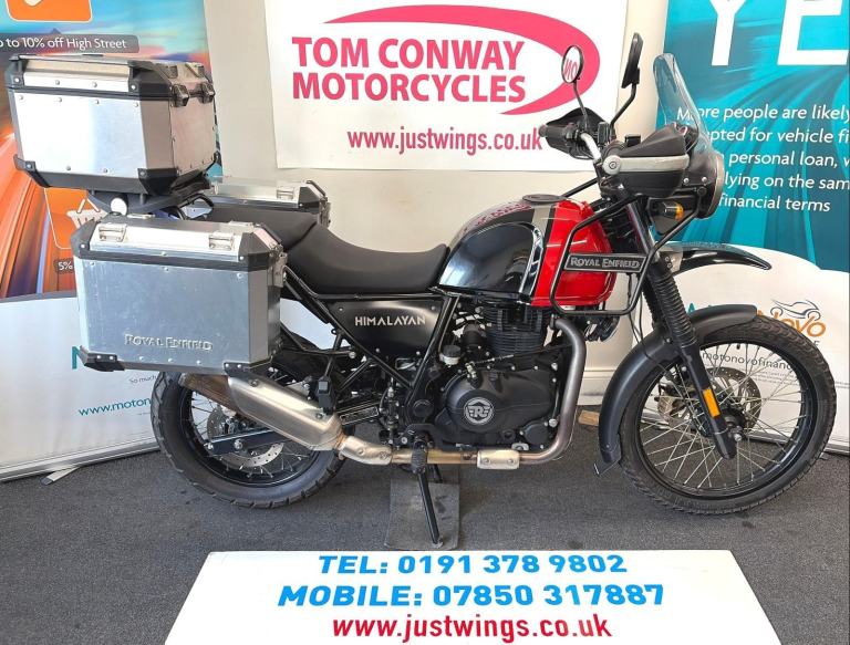 ROYAL ENFIELD HIMALAYAN 411, 2020(20), 2 OWNERS, 9,257 MILES, PANNIERS, £2895
