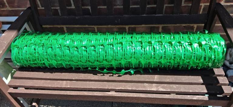 Barrier plastic fencing 