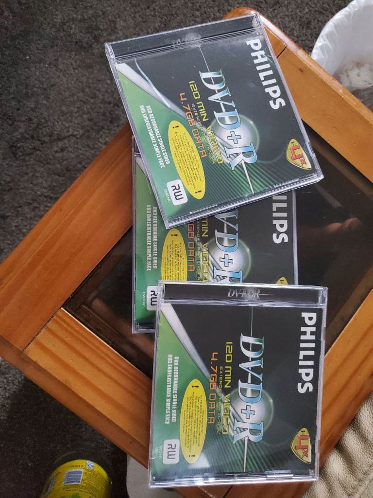 Phillips recordable  d v d s. 