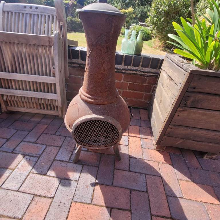 Chiminea used Height appx 80cm