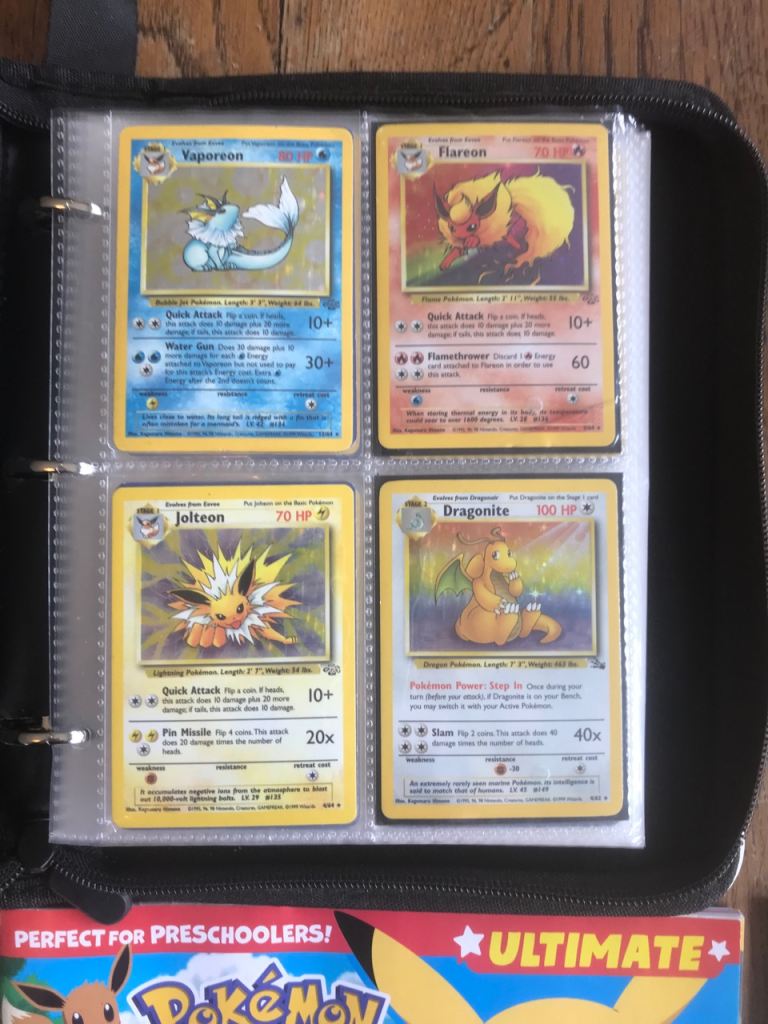 Pokemon cards folder  