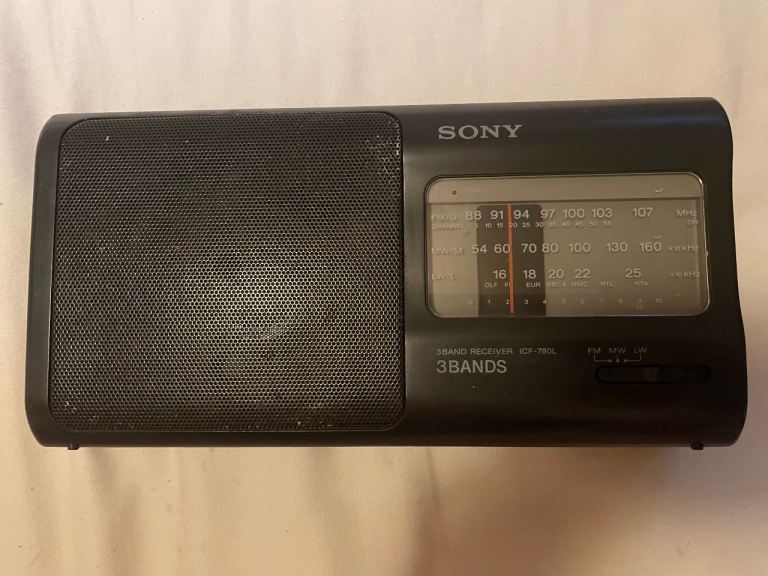 Sony ICF-780L 3 Band Portable Radio - Good Condition