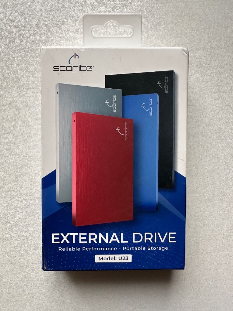 Storite Portable External Hard Drive 250GB