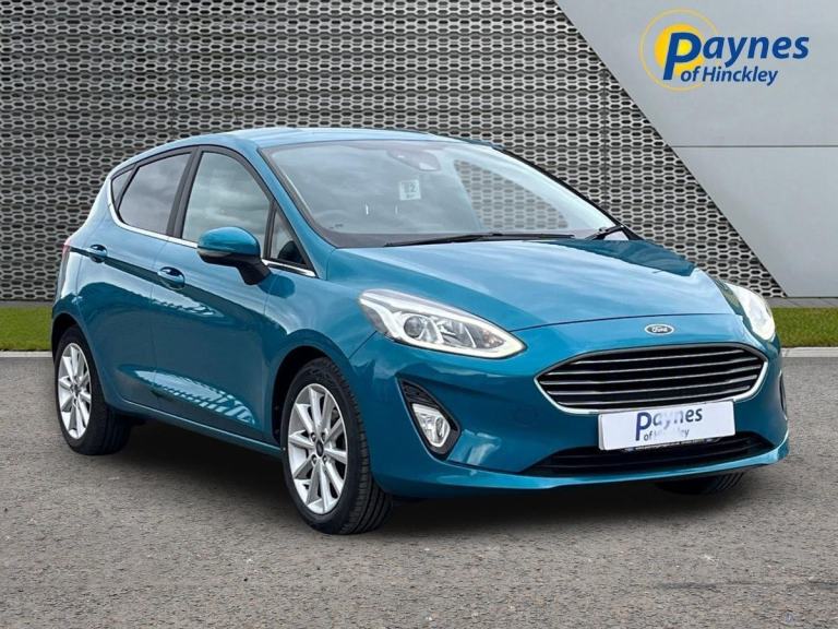 2018 Ford Fiesta 5 Door Titanium 1.0L 125ps 6 Speed in Blue Wave FSH 