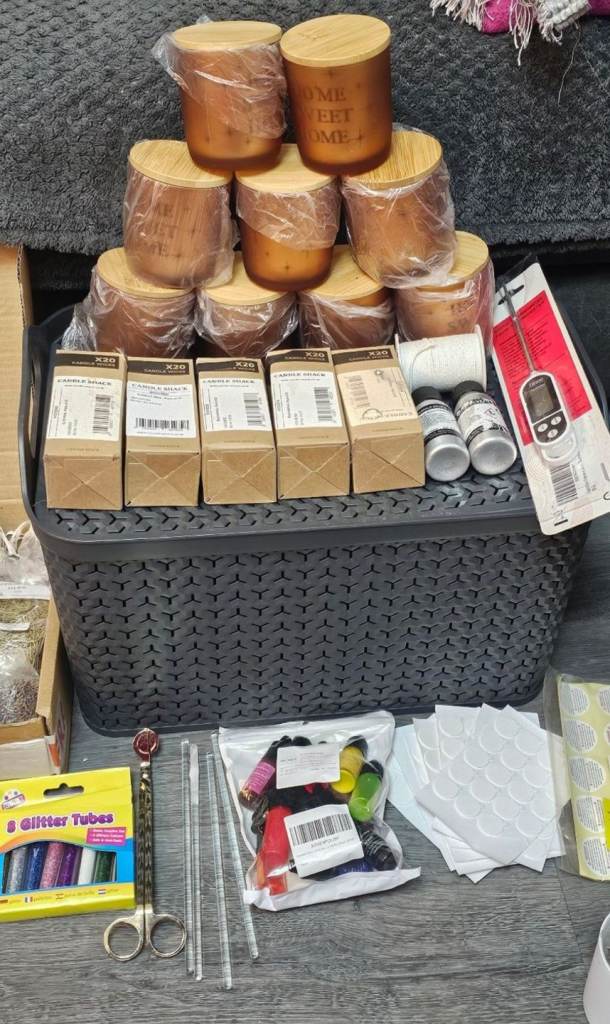 Job lot Bundle of candle making kit / complete candle business setup 