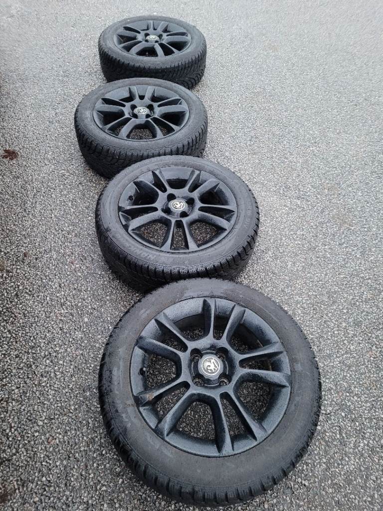 195 55 16 winter tyres on vauxhall alloy wheels
