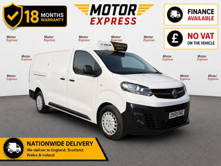 2019 Vauxhall Vivaro 2900 1.5d 100PS Dynamic H1 Van PANEL VAN Diesel Manual