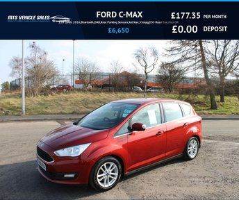 FORD C-MAX 1.0T Zetec 2016,Bluetooth,DAB,Rear Parking Sensors,Sat Nav,55mpg,£35 Road Tax,Ulez OK