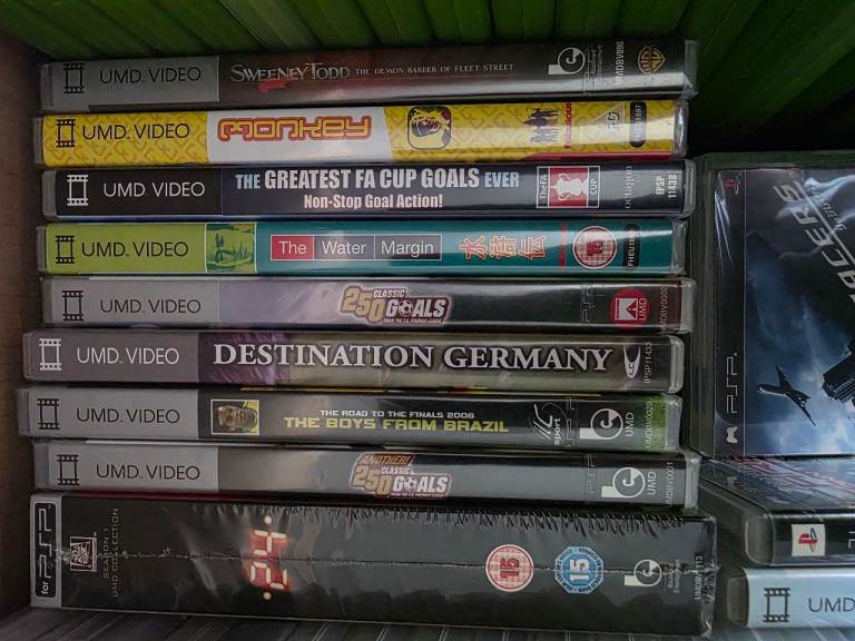 PSP UMD Videos and Games 