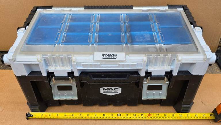 MAC ALLISTER Tool Box. READ DESCRIPTION PLEASE.