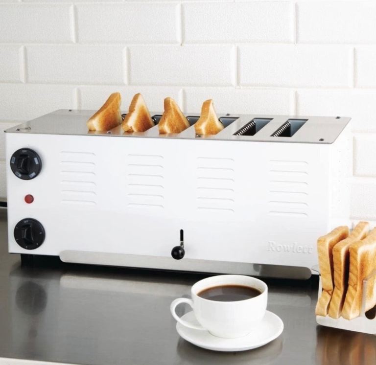 Rowlett 3kW Regent 6-Slot Toaster with 2x Additional Elements | White  