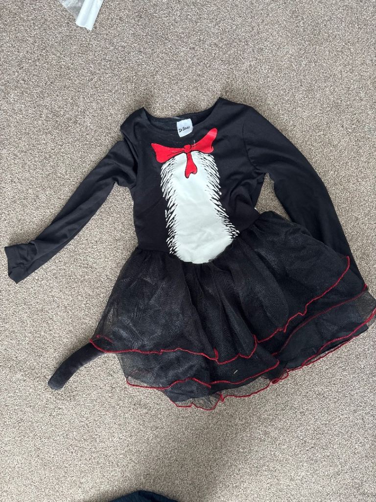 Cat in the hat 6/8 years fancy dress 