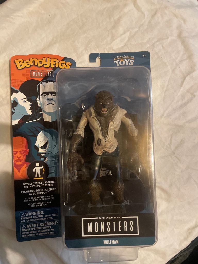 BendyFigs Universal Monsters Wolfman Figure – NEW IN BOX