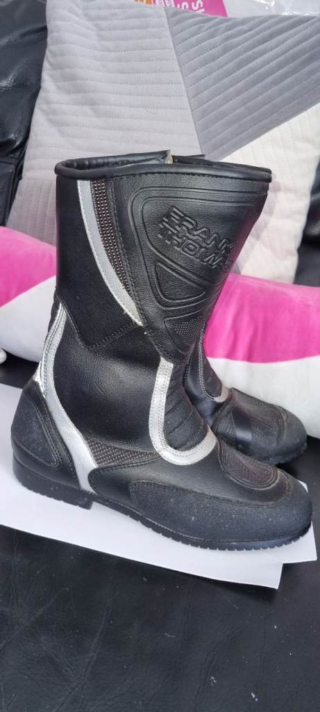 Frank Thomas motorcycle boots