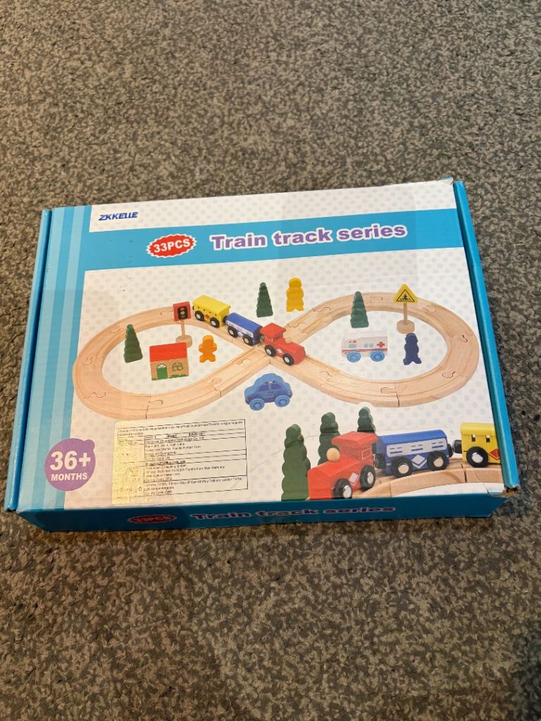 Wooden Train Track Series 33-Piece Set