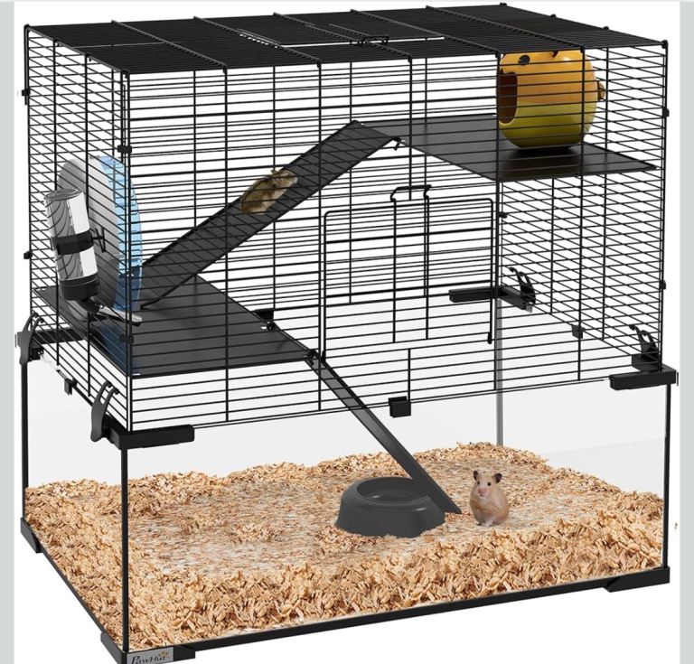 Pawhut 3 tier hamster cage