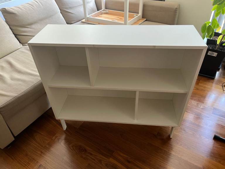 VALJE Bookshelf White 100cm x 30cm x 83cm