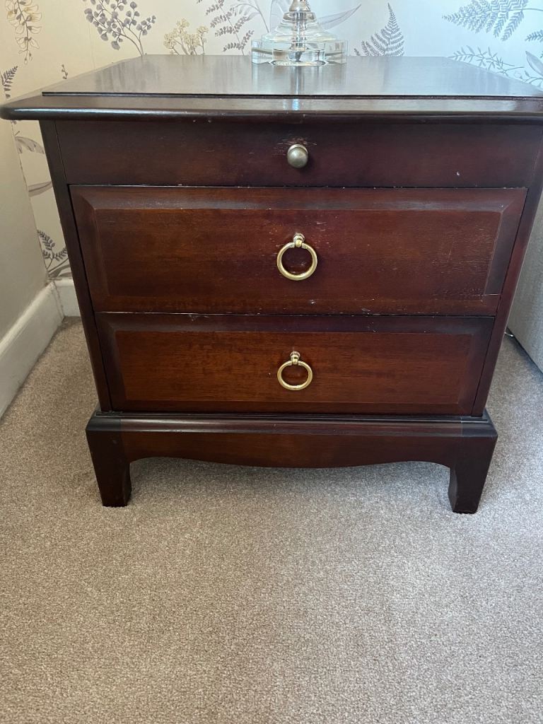 Stag Mahogany Bedside Table  