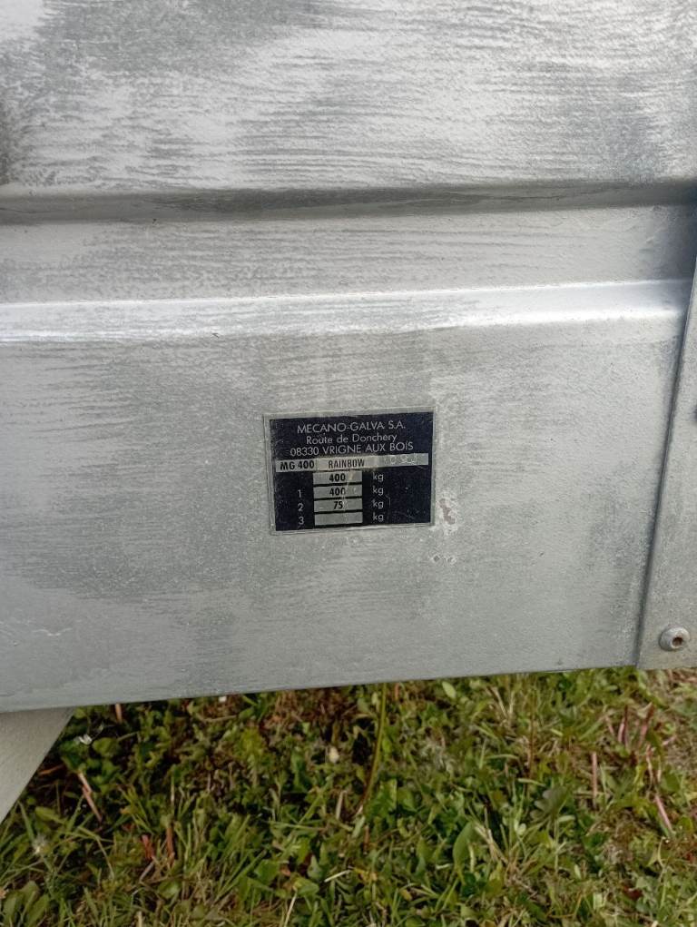 small   galvanised trailer
