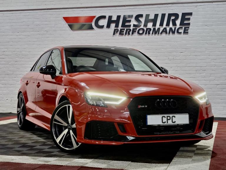 2017 67 AUDI RS3 2.5 TFSI QUATTRO 4DR 36K FSH PANROOF BNO CAMERA 19S APR 500BHP