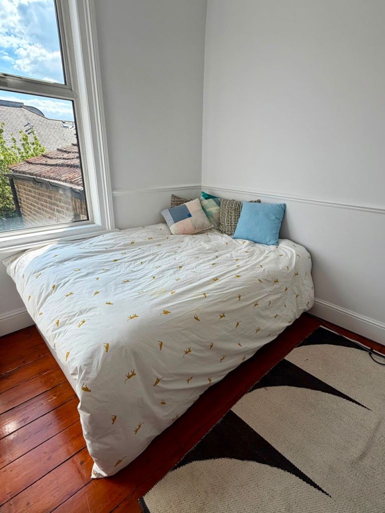 Free Double Bed with Mattress and Base - Good Condition