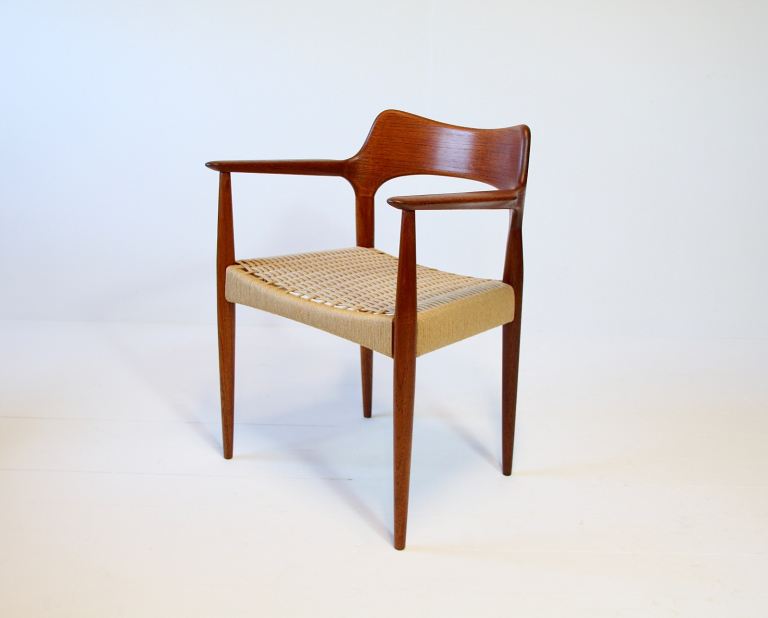 Danish Mid Century Chair by Arne Hovmand Olsen for Mogens Kold 50s 60s 70s