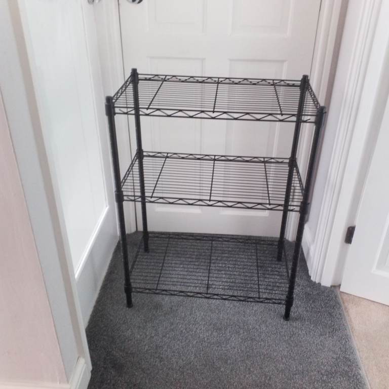 Black Shelving unit