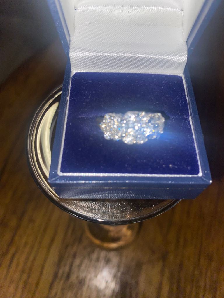Diamond Cluster Ring