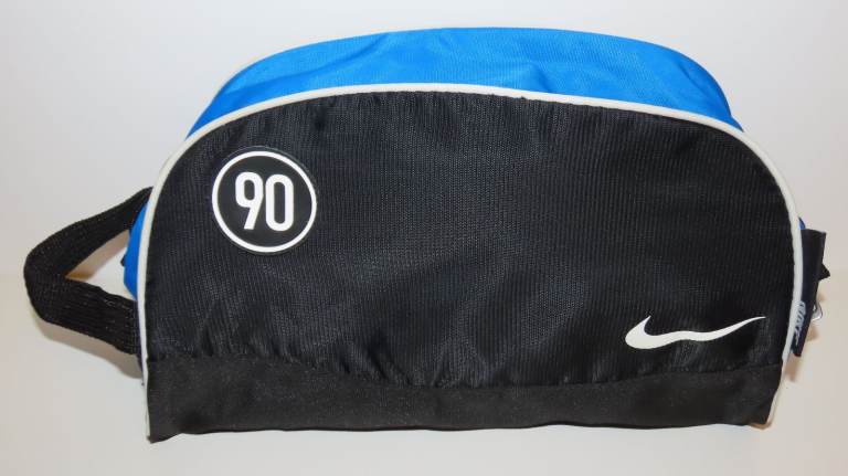 NEW Nike 90 T90 Shoe Bag Black Blue Durable Stylish Compact Storage Footwear Boots Trainers Vintage