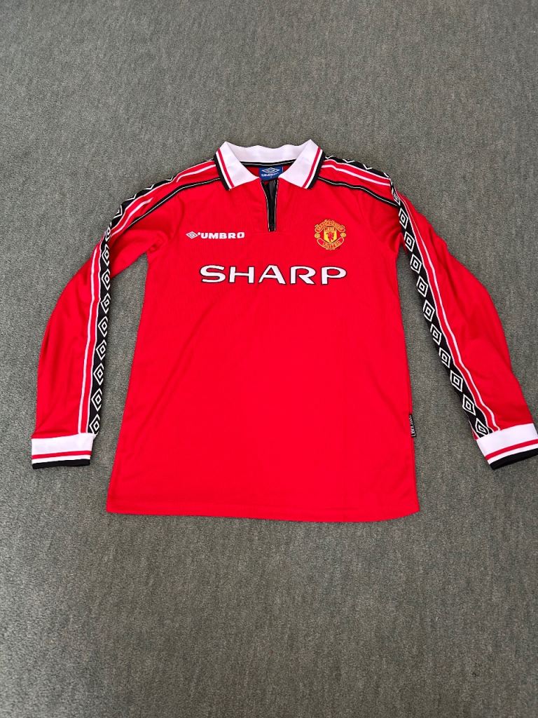Umbro Manchester United 1998/1999 Home Shirt Mens Medium M