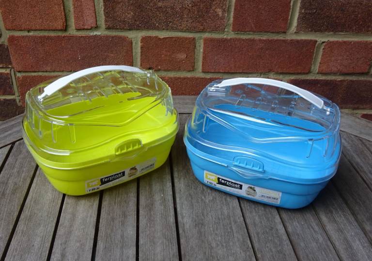 2x Pets at Home Hamster Carriers,  £4 each
