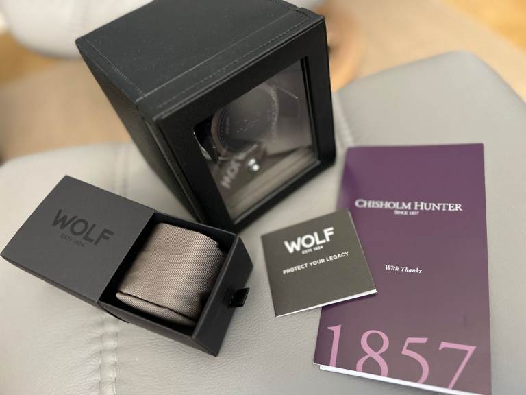 WOLF Cub Single Watch Winder With Cover 461103