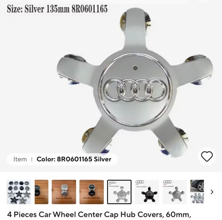 4 Pieces Car Wheel Center Cap Hub 